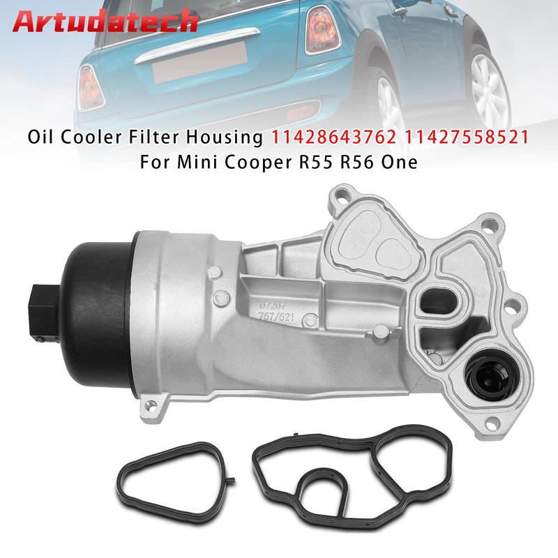 Artudatech Oil Cooler Filter Housing 11428643762 11427558521 For Mini Cooper R55 R56 One