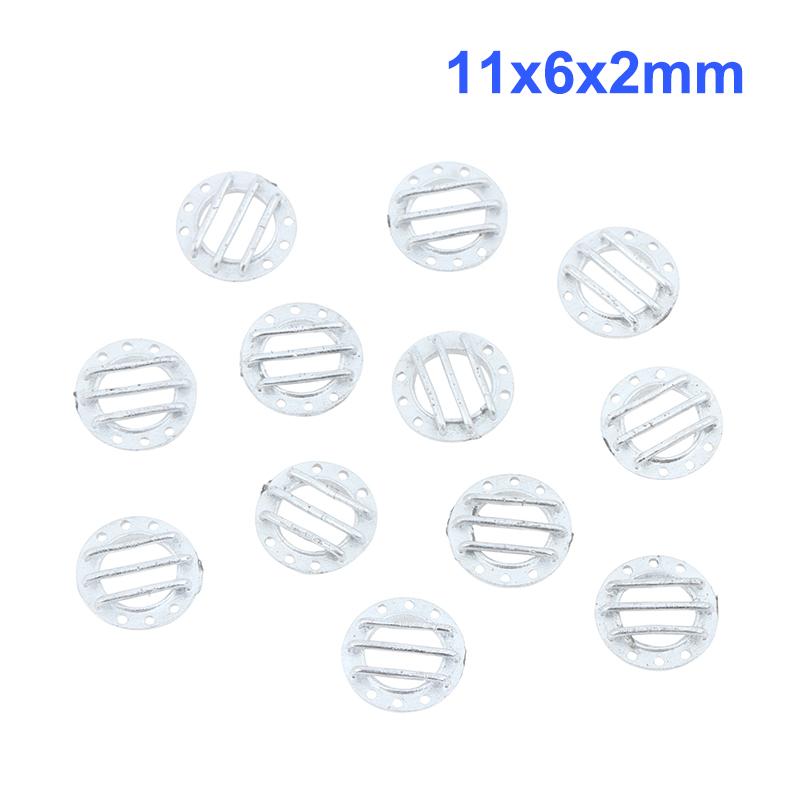 12Pcs Miniature Round Grille Porthole Outer Dia 12Mm/11Mm/8Mm Detailed Alloy Portholes For Miniscale Model Ship Boat Decoration