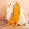 Amico Banana Anatra Carina Cuscino Lancio Banana Giocattolo Peluche Bambola Divertente Cuscino Lancio Bloccaggio Gamba Sonno Regalo per Fidanzata