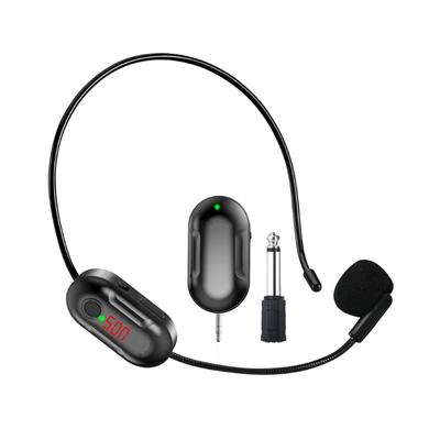 Wireless Microphone Headset UHF Stable Transmission for Teaching Guides and Public Speaking