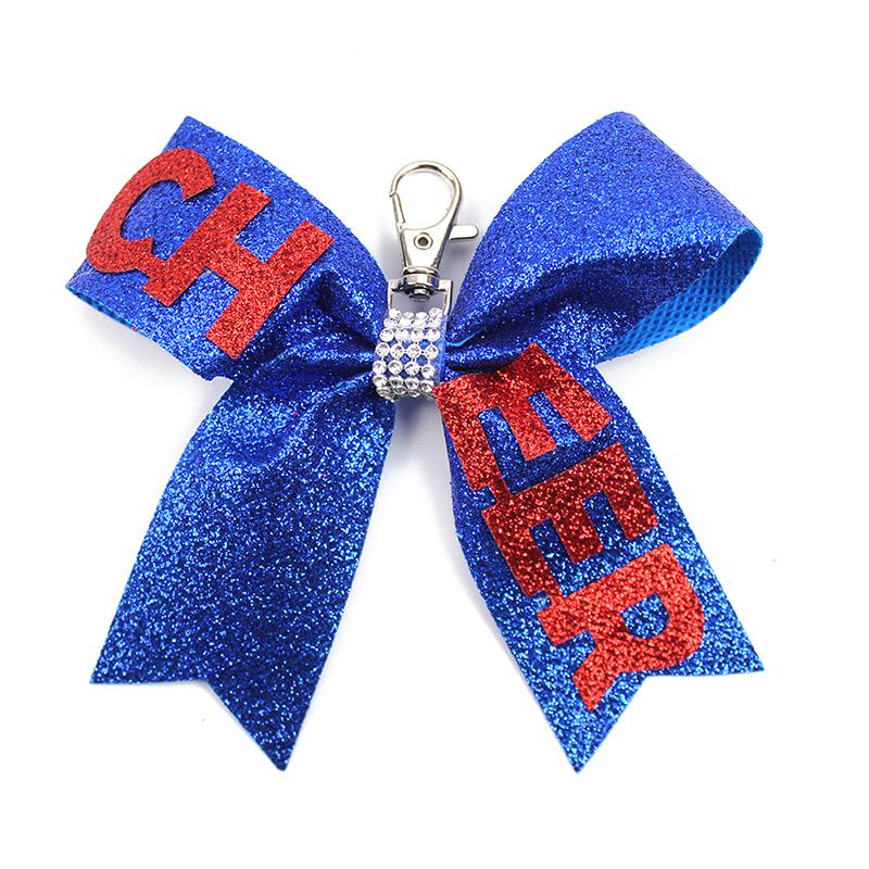 Creative  Cheerleader Keyrings With Glitters Designs Unique Keyrings Exquisite Backpack Decoration Accessories Gifts