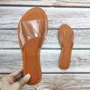 Fashion High Quality Fashion Summer Women Slippers Clear Transparent Slip-On Jelly Shoes Ladies Flat Beach Outdoor Holiday Slides
