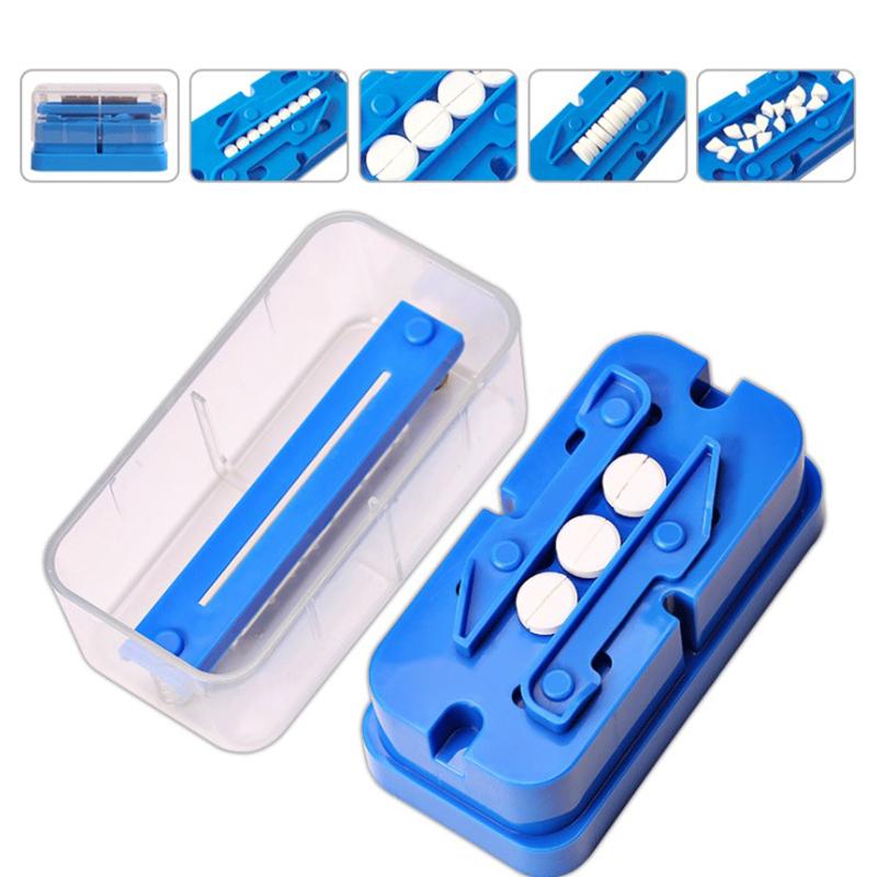 1Pc Pill Cutter Medicine Box Pill Cutting Splitter Drugs Tablet Cutter Divider