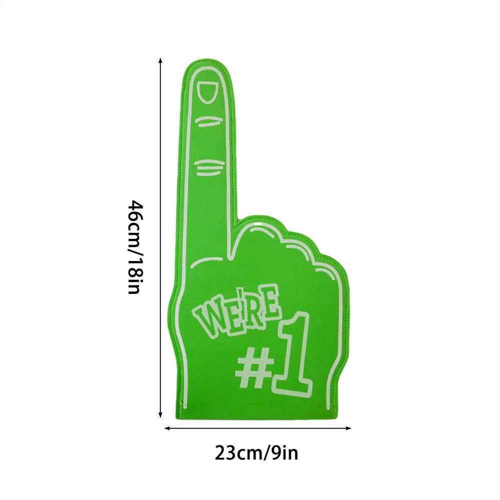 Giant Foam Finger Universal Cheerleading Inspiring EVA Cheering Hand Number 1 Foam Fan Finger For Celebrating Pom Poms