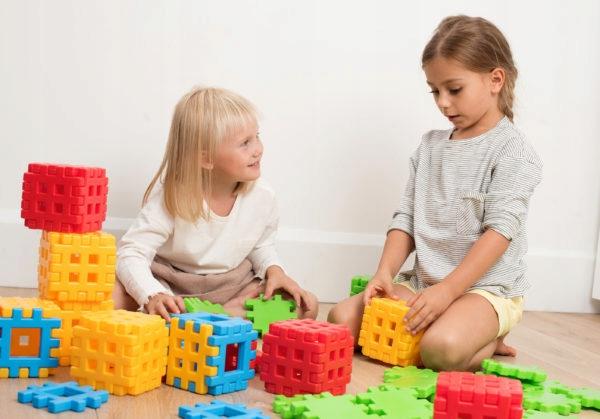 Marioinex Wafer Construction Blocks 24 Pcs, Large Wafers 10 Cm