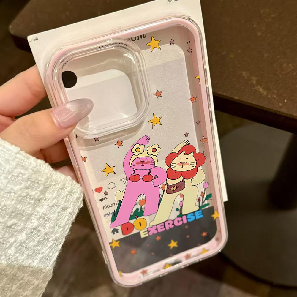 Painted Phone Case for iPhone 17 11 12 13 14 15 16 iPhone 17 12 13 14 15 16 Pro 17 12 13 14 15 16 Pro Max  High Quality Painted Animal Cute Phone Case