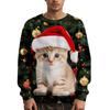 Men's Christmas  Printed Collar Sweater