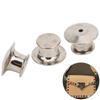 50pcs Brooch Pin Backs Bag Locking Fastener Flat Hat Name   Book Pin   7 x 10mm