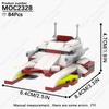 MOOXI MOC Space Wars Movie Robot Soldier Fighter Tank Weapons Battle Scene Models Bricks Building Blocks Figures Toys Kids Gifts