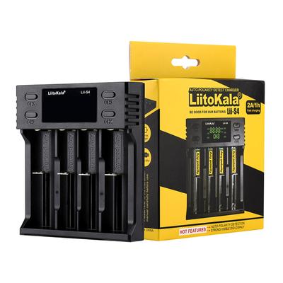 Liitokala LII-S4 Battery Charger LCD 4 Slot for 18650 26650 21700 18350 AA AA Lithium NiMH Battery