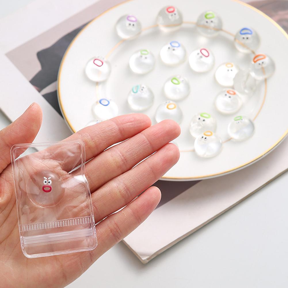Mini Transparent Toy - Cute Cartoon Expression Fidget Toy Soft Cream Mud Texture With Slow Rebound Child Toy