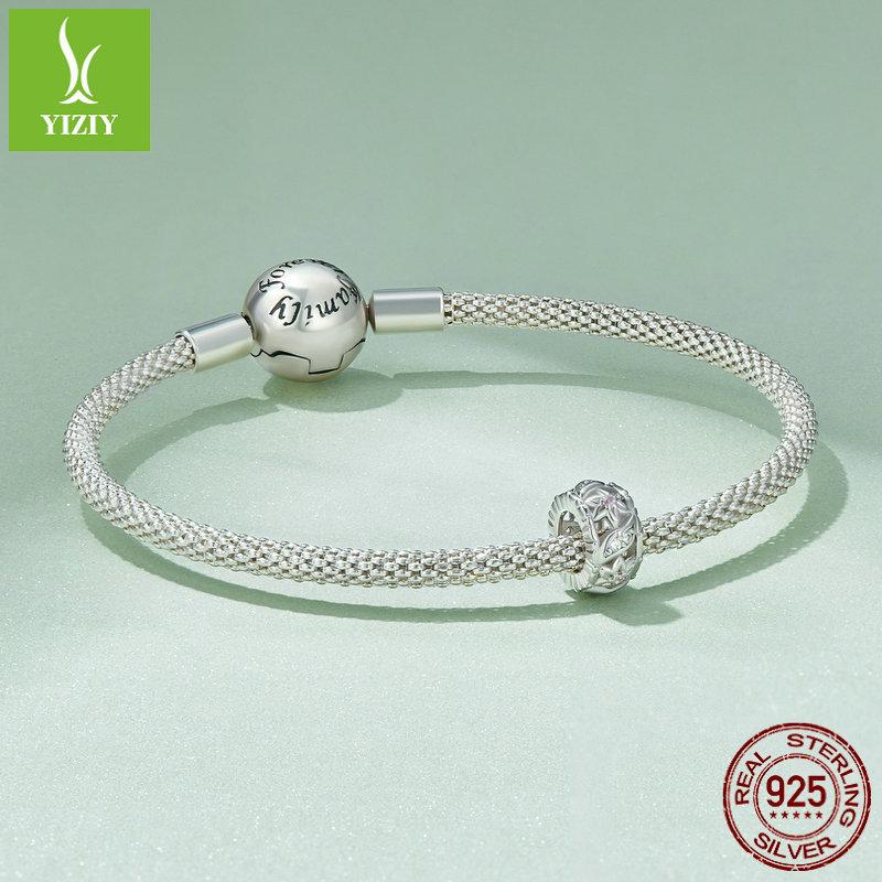 Blumen Rokoko Wind Perlen, Exquisit, Klein Und Elegant S925 Silber Armbandperlen Bsc741