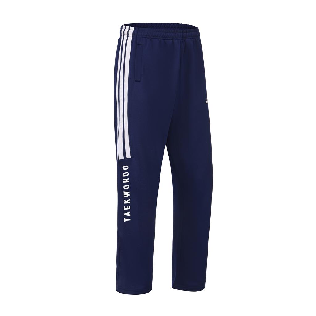 Adidas Taekwondo 3-Stripes Classic Retro Straight Leg Pants Jacket Two-Piece Casual Sports Suit Unisex Suit Navy-Blue TR30JR1TK-DBW+TR30PR1TK-DBW