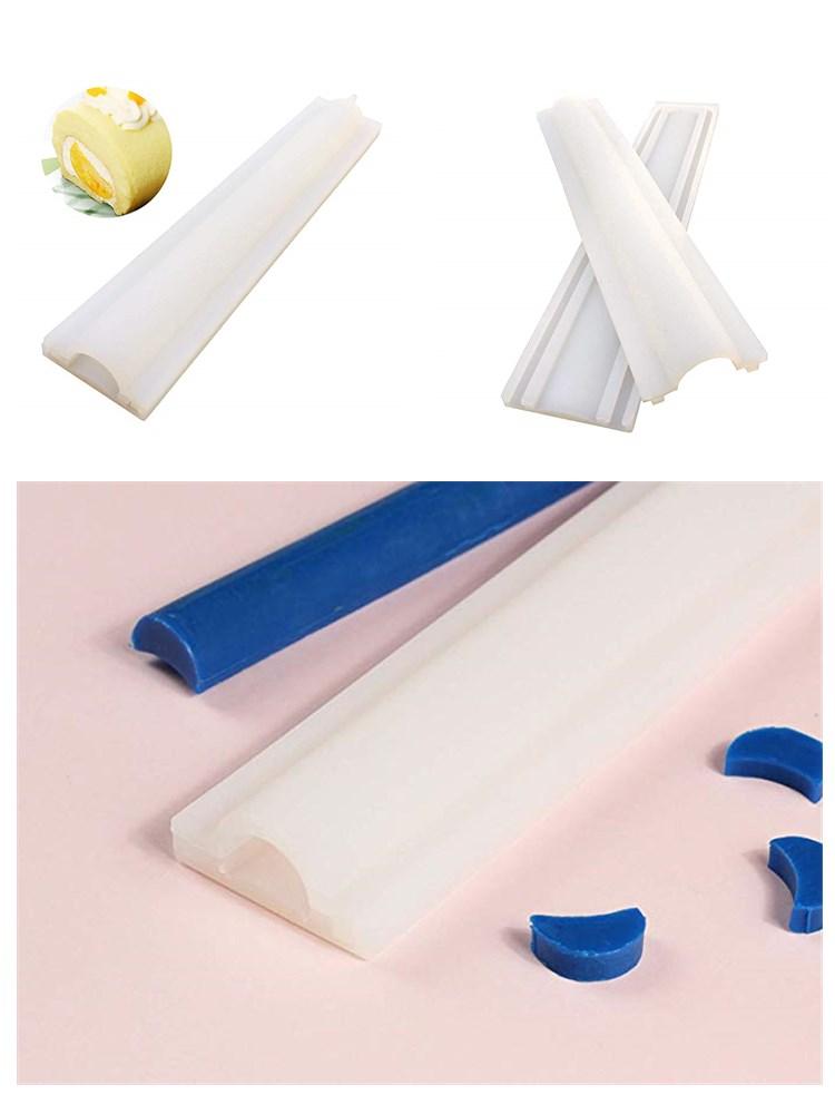 Cat Shaped Silicone Tube Column Mold Handmade Soap Candle Chocolate Loaf Baking Tools for DIY Craft Dessert Party Decoration