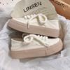 Summer Thin Little White Shoes Women's New Canvas Shoes Campus Female Students Casual Breathable Matching Skirt Women's Shoes