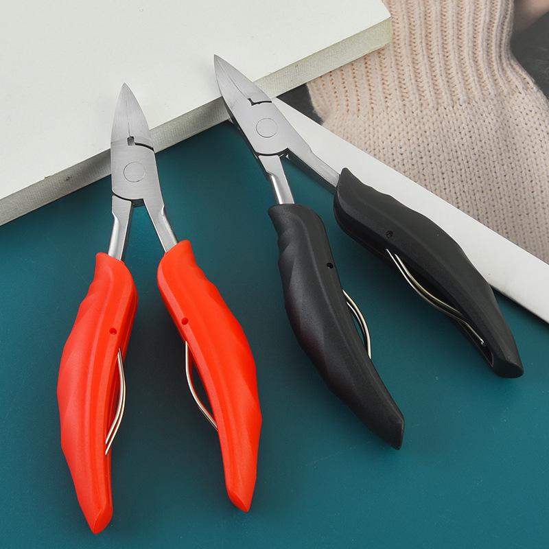 Stainless Steel Ingrown Toenail Nippers with Plastic Handle