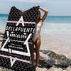 Dellafuente F C Whitepaper Beach Towel Colorful Bath Towels For Girl Microfiber Quick Dry Custom Sand Beach Yoga Spa Gym Pool