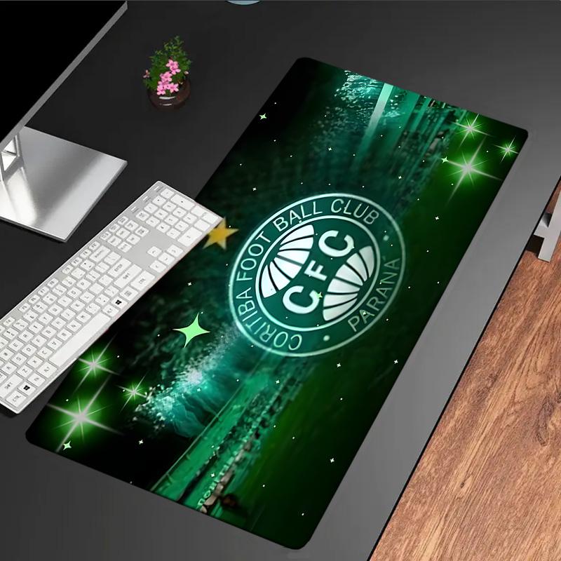 Coritiba Football Club Emblem mouse pad, rubber base, esports desk mat, mouse pad for gamers and office use, gaming desk , easy to clean mat