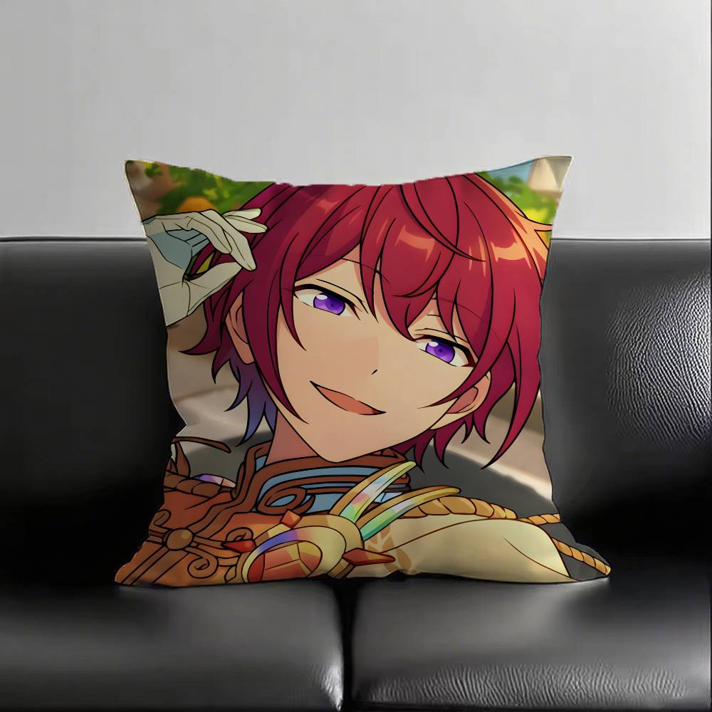 1pc Tsukasa Suou Pillow Case Fashion Square Pillowcase Bedroom Sofa Room Ins Decoration Leisure