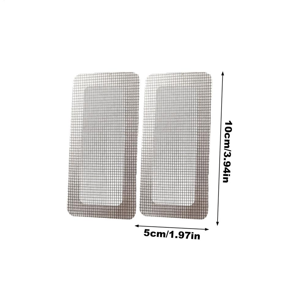 Screen Tape 11Pcs Self-Adhesive Mesh Patch Easy-to-Apply Waterproof Window Screen Repair Tape DIY Protector Strip