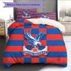 Crystal Palace F.C Pattern Bedding Quilt Set  Home Decoration  Gift (1 * duvet cover + 2 * pillowcase  without core).xwn