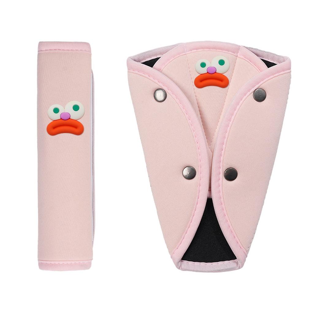 My Melody Cartoon Cute Child Seat Belts Car Seat -strangle Shoulder Pads Fastening Safety Belts