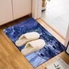 1PC Custom Name Winter Wolf Majesty Theme Floor Mat Ideal for Living Room, Game Rooms, Office, Bedroom, Office Floor Mat , Floor Mats for Home