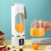 Přenosný osobní mixér s 450ml nádobou, dvourychlostní elektrický odšťavňovač pro smoothie, mléčné koktejly, dobíjecí mixér na drcení ledu pro domácnost, kancelář, cestování