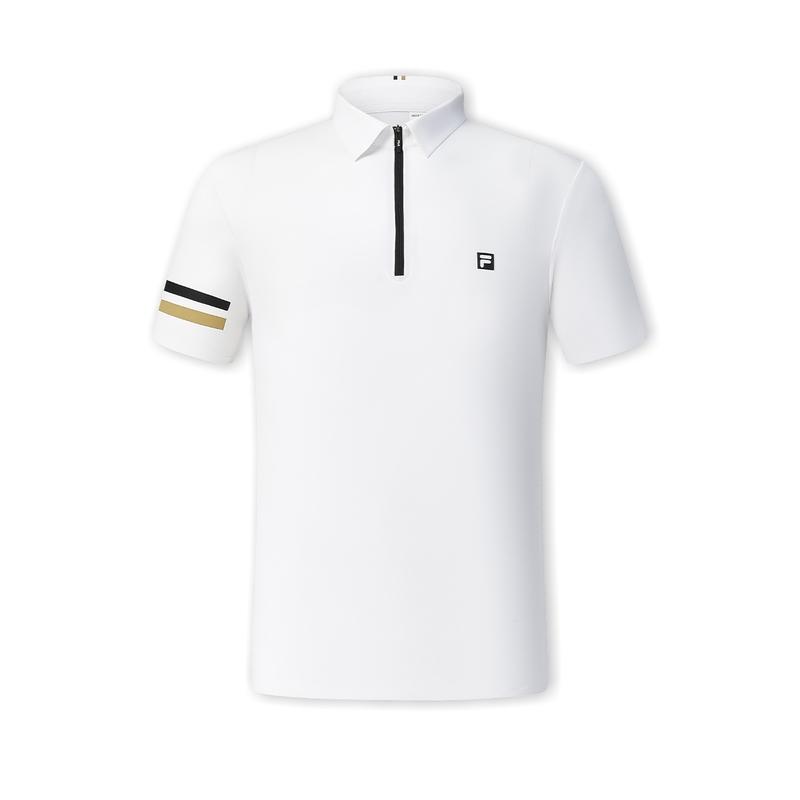 New FILA Polo Shirts Men's Jade White A11M435113FWT