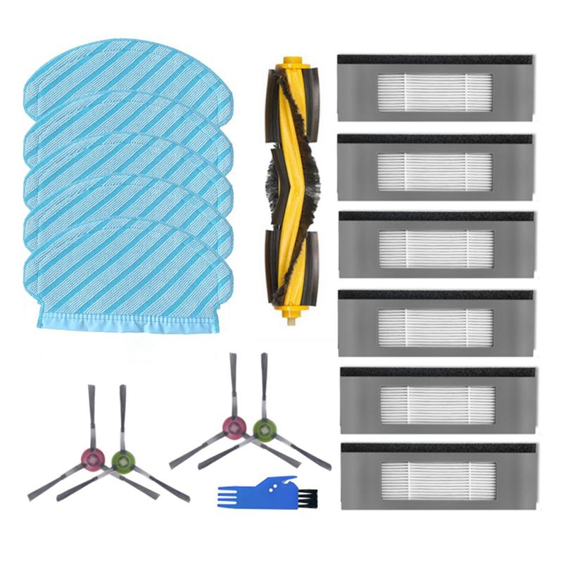 

A65T-Vacuum Cleaner Main Brush Side Brush Hepa Filter Mop Cloth Accessories For Ecovacs Deebot OZMO 920 950 T5
