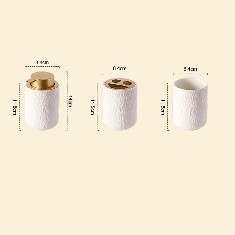 Creative Ceramic Toothbrush Holder Rinse Cup Bathroom Accessories Home Ceramic Rinse Cup Toothbrush Holder Hotel Home Decoration