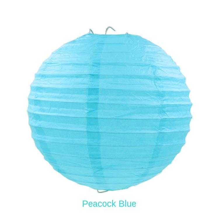 Diameter 15cm Paper Lanterns Yellow Orange Chinese Paper Lantern Lampion for Wedding Christmas Party Home Decorations Supplies