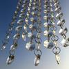 5m Kristall Acryl Perlenvorhang Hochzeitsdekoration 14/16mm Achteckige Perlen Kristallkette Festliche Bühnenhintergrund Dekoration