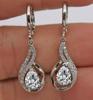 Teardrop Zircon Diamond Stud Earrings: Elegant, Simple, and Versatile Jewelry for Women