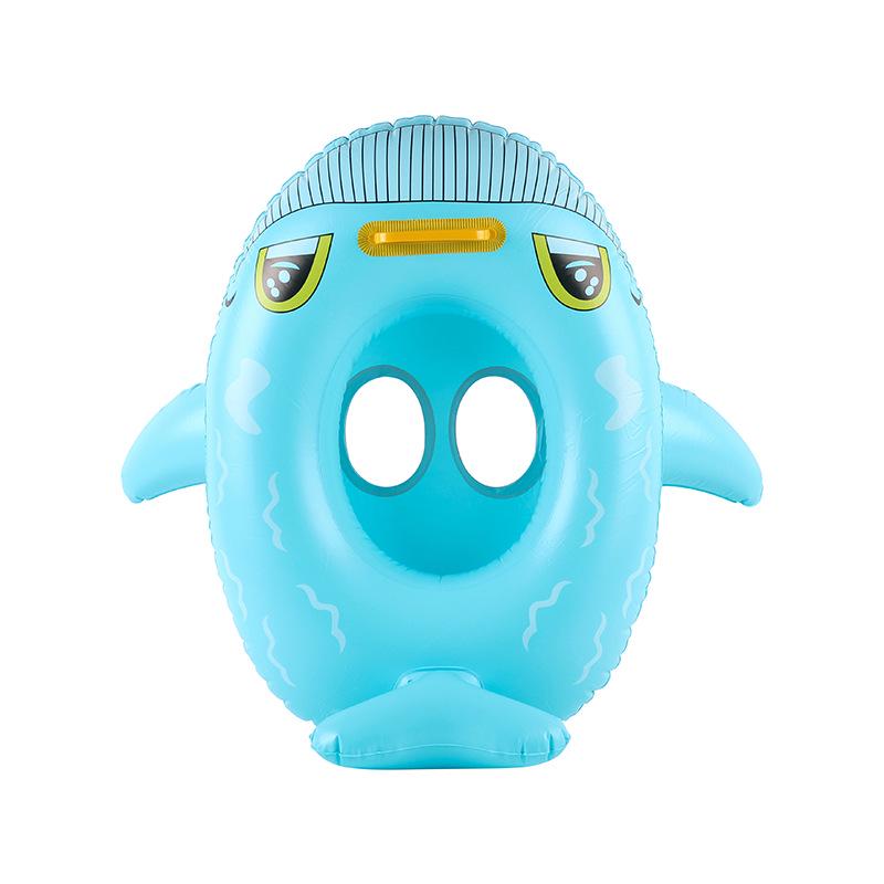 Pogrubione PVC Nadmuchiwane Zwierzęce Kółko do Pływania - Uroczy Wzór Tygrysa i Żółwia dla Dzieci