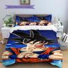 DRAGON BALL Pattern Bedding,Quilt Set Quilt Cover Pillowcase Home Birthday Gift (1 * Duvet Cover + 2 * Pillowcase, Without Core)