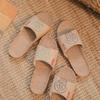 Summer Linen Embroidered Non-Slip Slippers for Men & Women