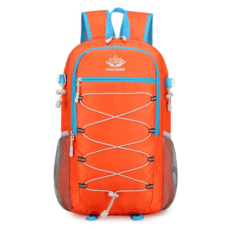 Outdoor leisure backpack Mountaineering cycling backpack Ultra light multi-functional leisure folding large capacity backpack оранжевый