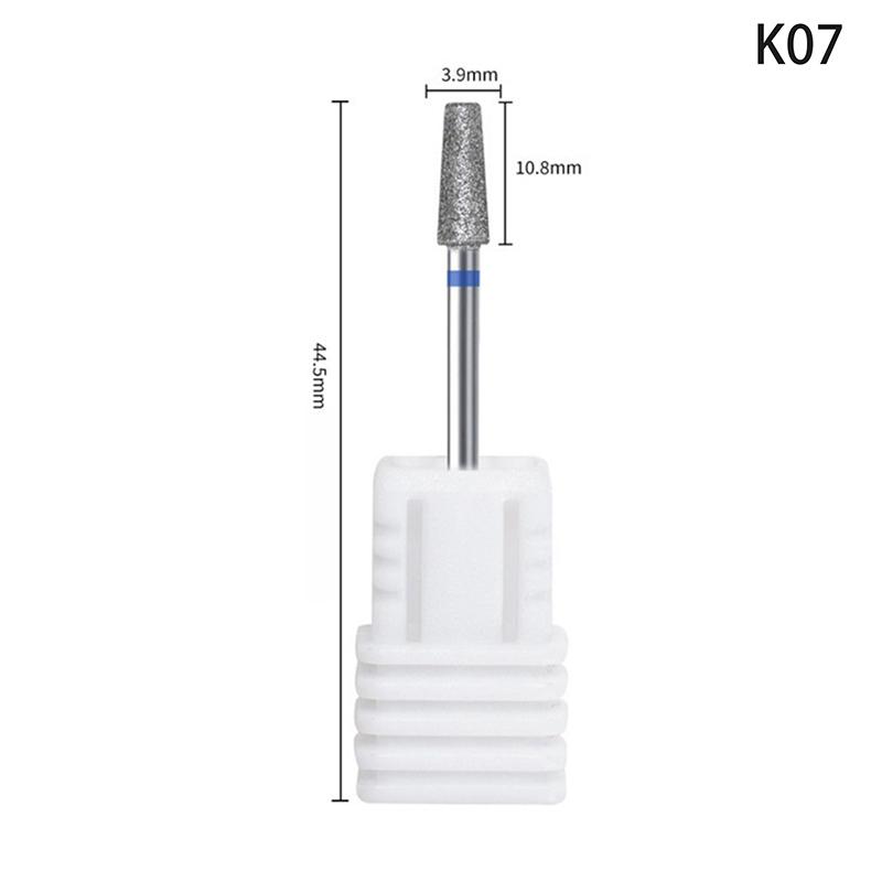 Diamond Nail Drill Bit Mill Cutter All For Manicure Machine Bit Tools Accessories Cuticle Clean For Removing Nail Gel