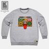 DOLDOL Lk Africa_Mtm_18 African-Inspired Camping Brand Lk African Lion Character Graphic Design Sweatshirt Long Sleeves