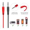 Cleqee 1m Test Leads with Insulated Alligator Clips and Banana Plug Pure Copper Probe Test Multifunctional Digital Multimeter Copper Cable Insulated