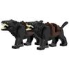 Medieval Soldier Figures Building Block War Horse Jungle Adventure Beast War Wolf Military Waffen Helmet  Armor Sets Blocks Toys