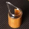 1PC Kung Fu Tea Set Accessories Glass Tea Pitcher Fair Cup With Bamboo Tube Heat-resistant Tea Dispenser Chahai Teaware