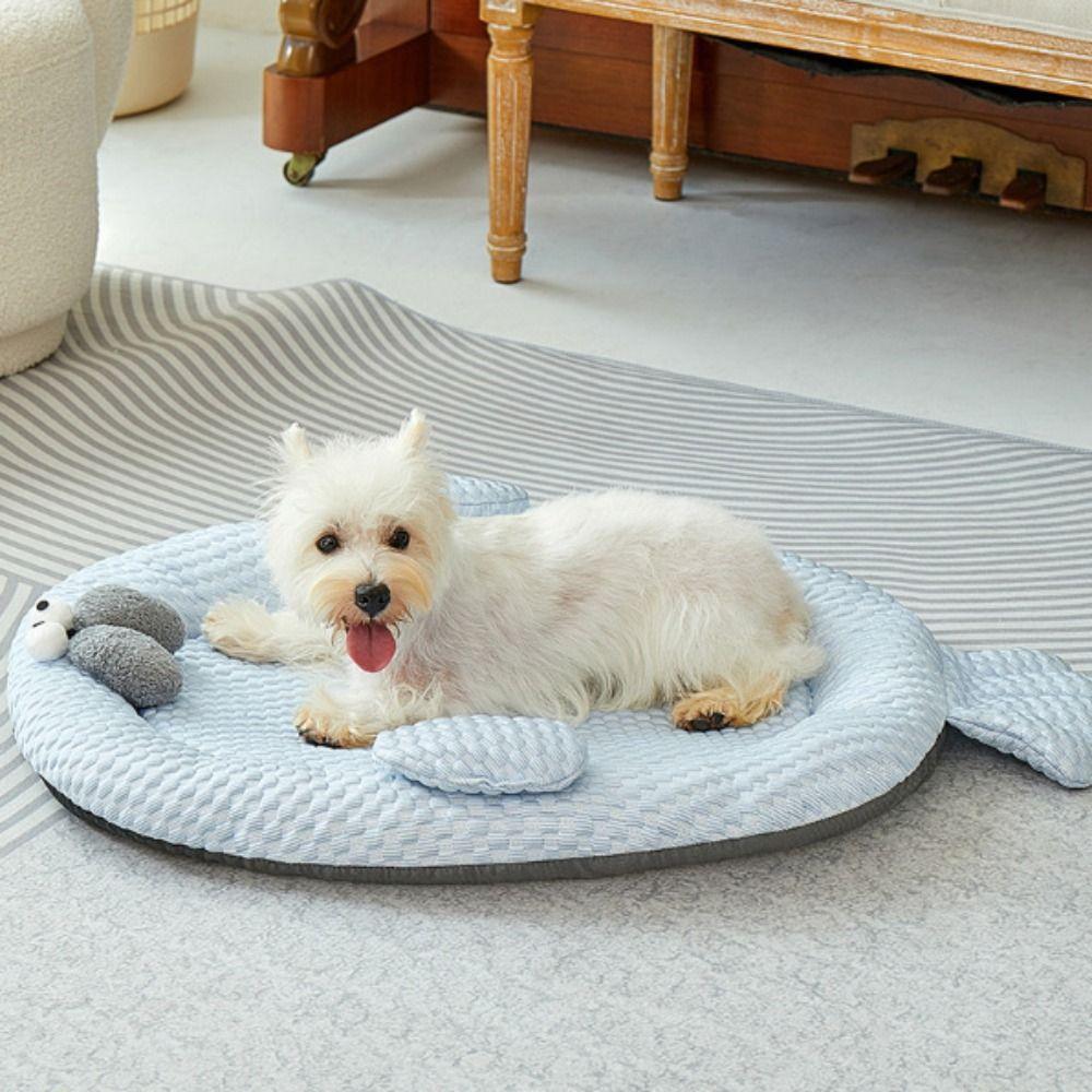 Cartoon Shape Pet Cooling Mat Non-Slip Dog Sofa Cushion Large Space Cat Nest  for Cats and Dogs