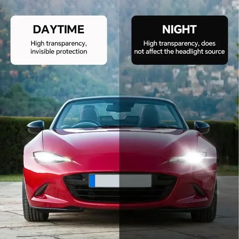 Protection Film For Mazda MX 5 2016- PPF Kit Clear Rearview Mirror Anti Scratch Transparent Car Headlight Film Accessories