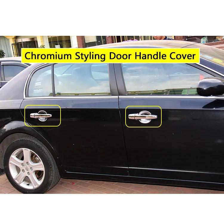 for TOYOTA Corolla 10 E140 E150 (2006-2013) Luxurious Chrome Door Handle Car Covers Accessories Car Stickers Car Styling