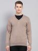 Mens Regular Fit Solid Pullover