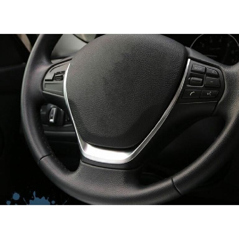 For BMW 3 4 Series GT 13- Steering Wheel Sheet Panel Cover Trim Matte Silver