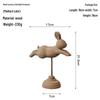 Nordic Wooden Rabbit Figurine - Home Décor for Wine & TV Cabinets, Entryway Gift