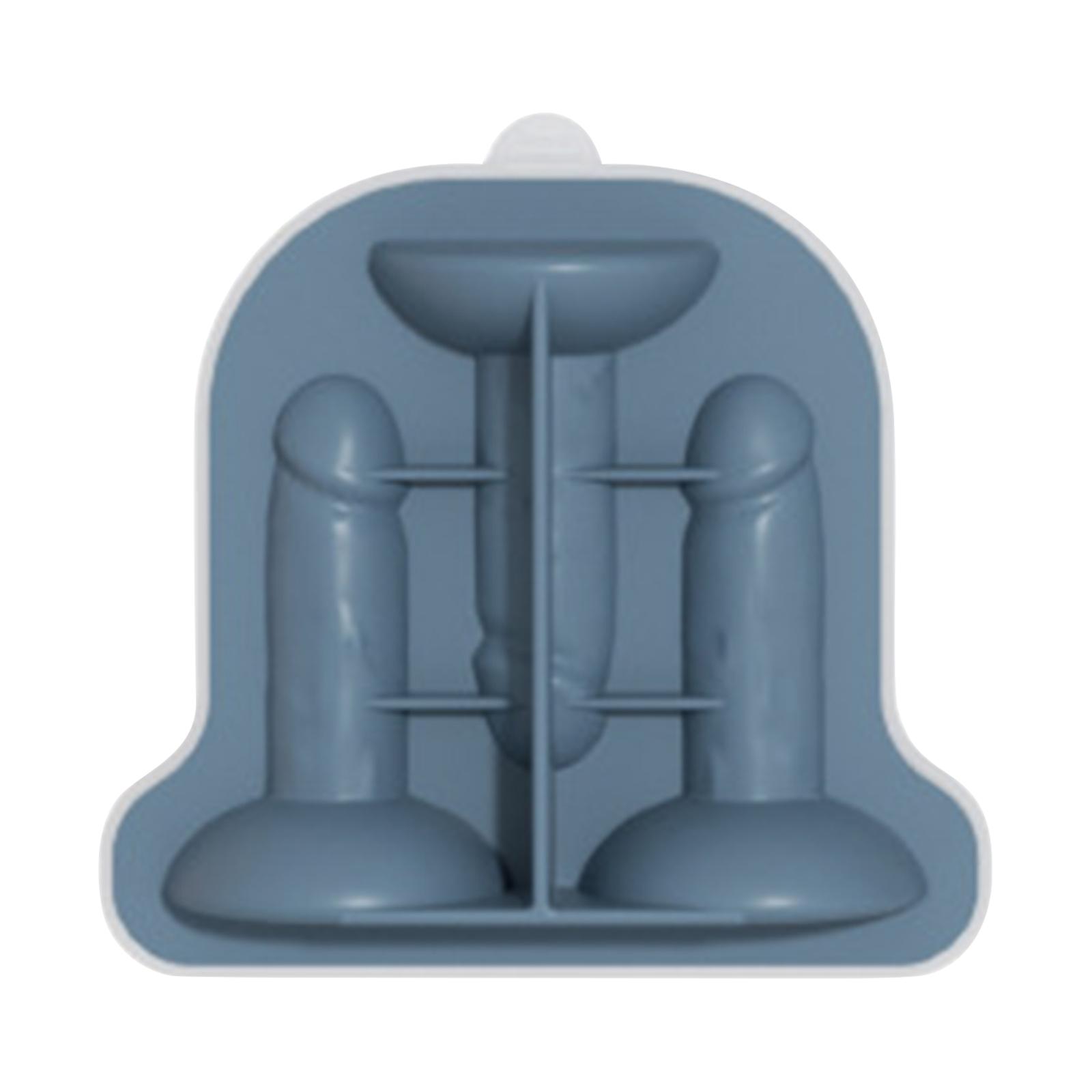 

Fun And Prank Tray With Lid – Food-Grade, Easy-to-Release Silicone Ice Mold One Size синий